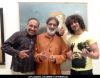 Artist Prithvi Soni with Sufi singer Sahil Multy Khan at Prithvi Soni's Painting exhibition